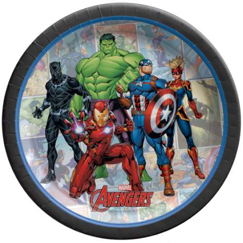 Avengers Powers Unite Lunch Plates